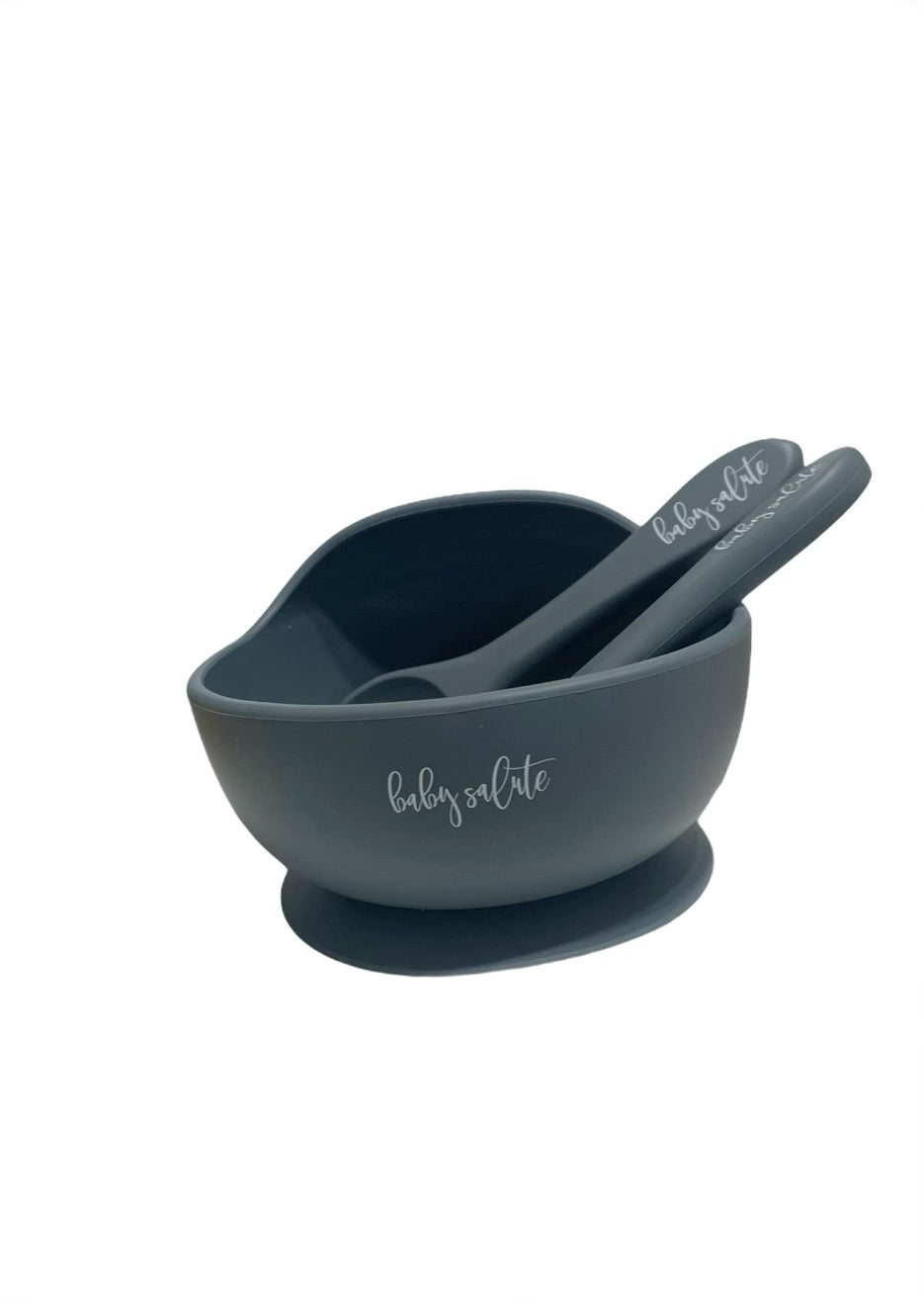 Dim Grey Suction Bowl Set