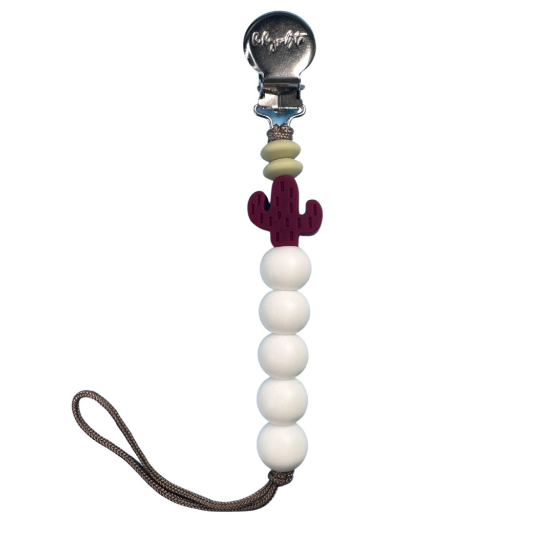 Prickly Pear - Cactus Pacifier Clip