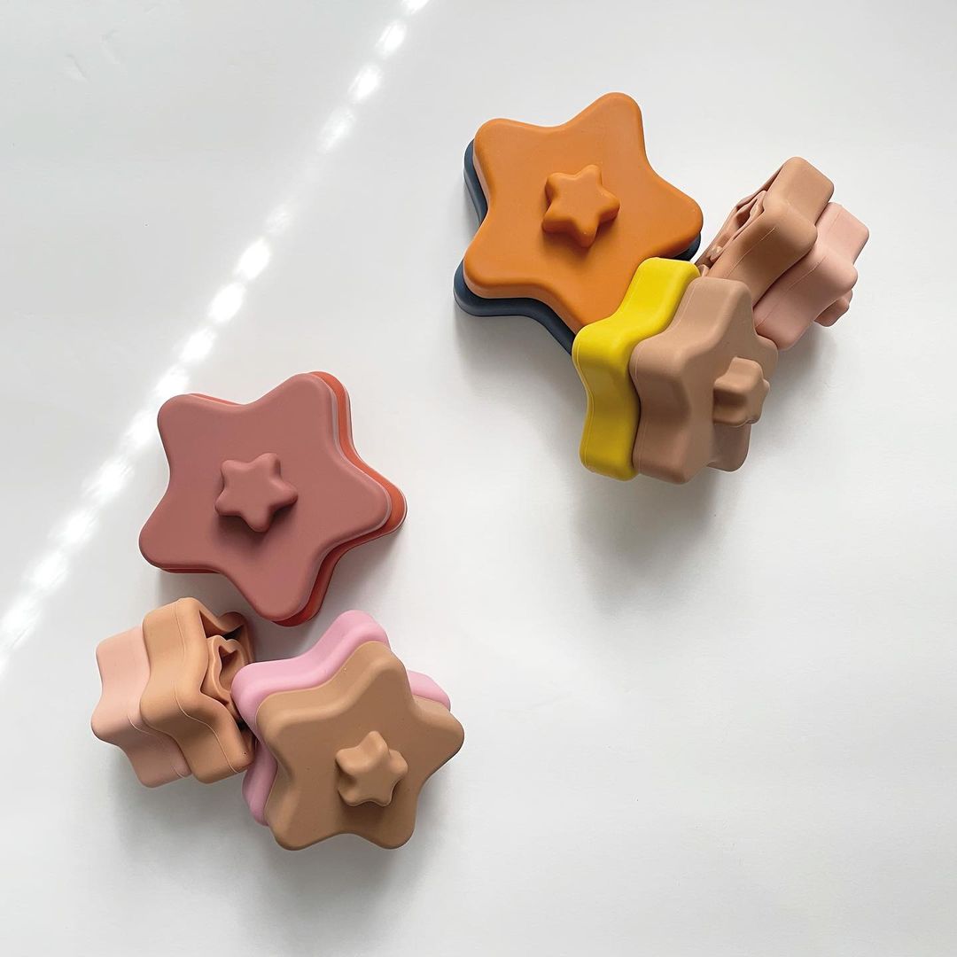 Stacker Star Toy - Neutral Palette
