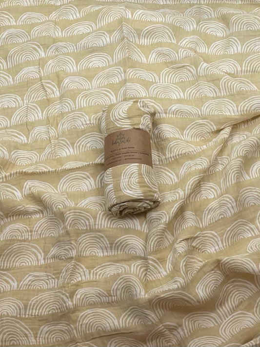 Warm Horizon - Muslin Cotton Swaddle