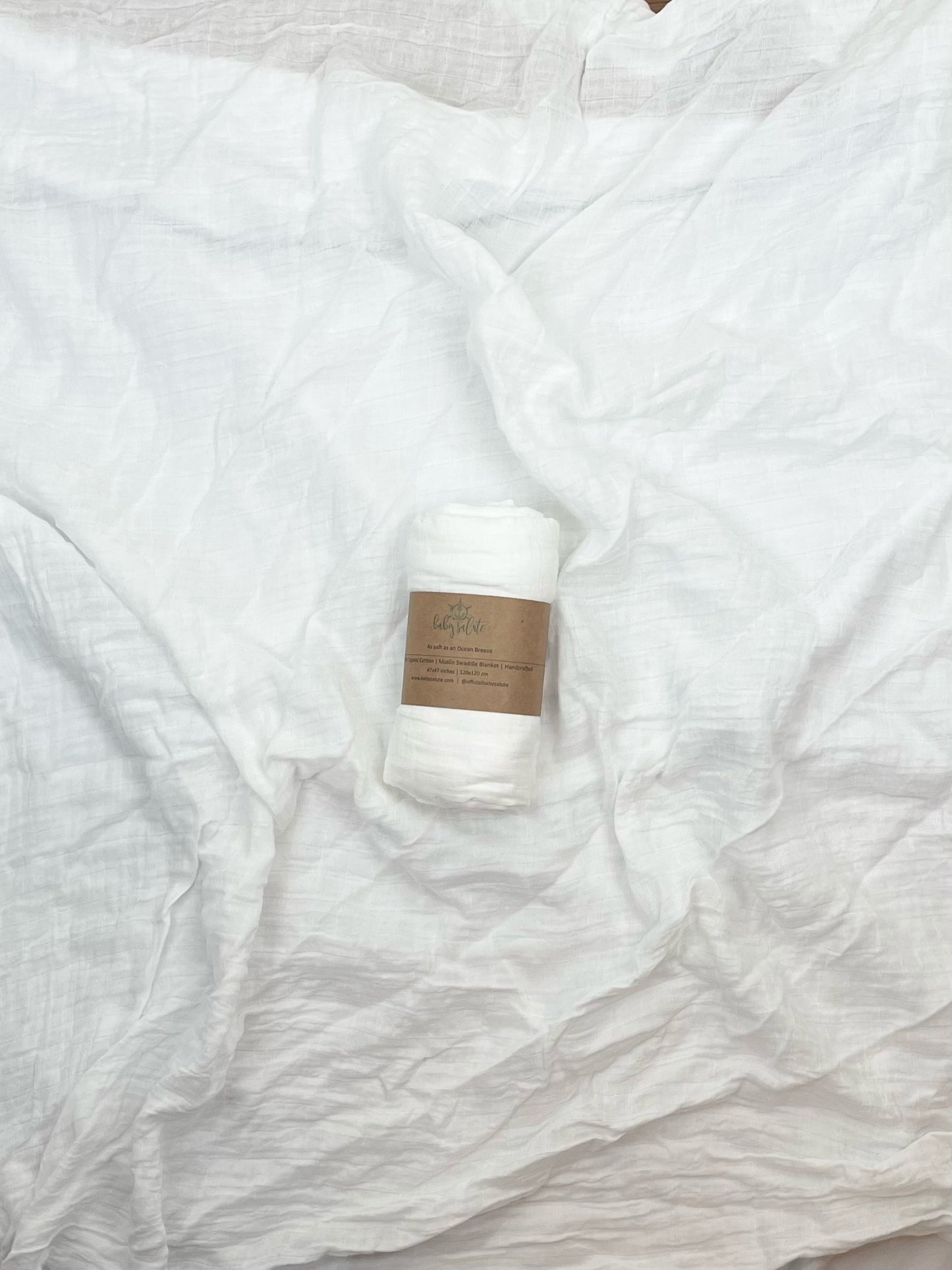 White Snow - Muslin Cotton Swaddle