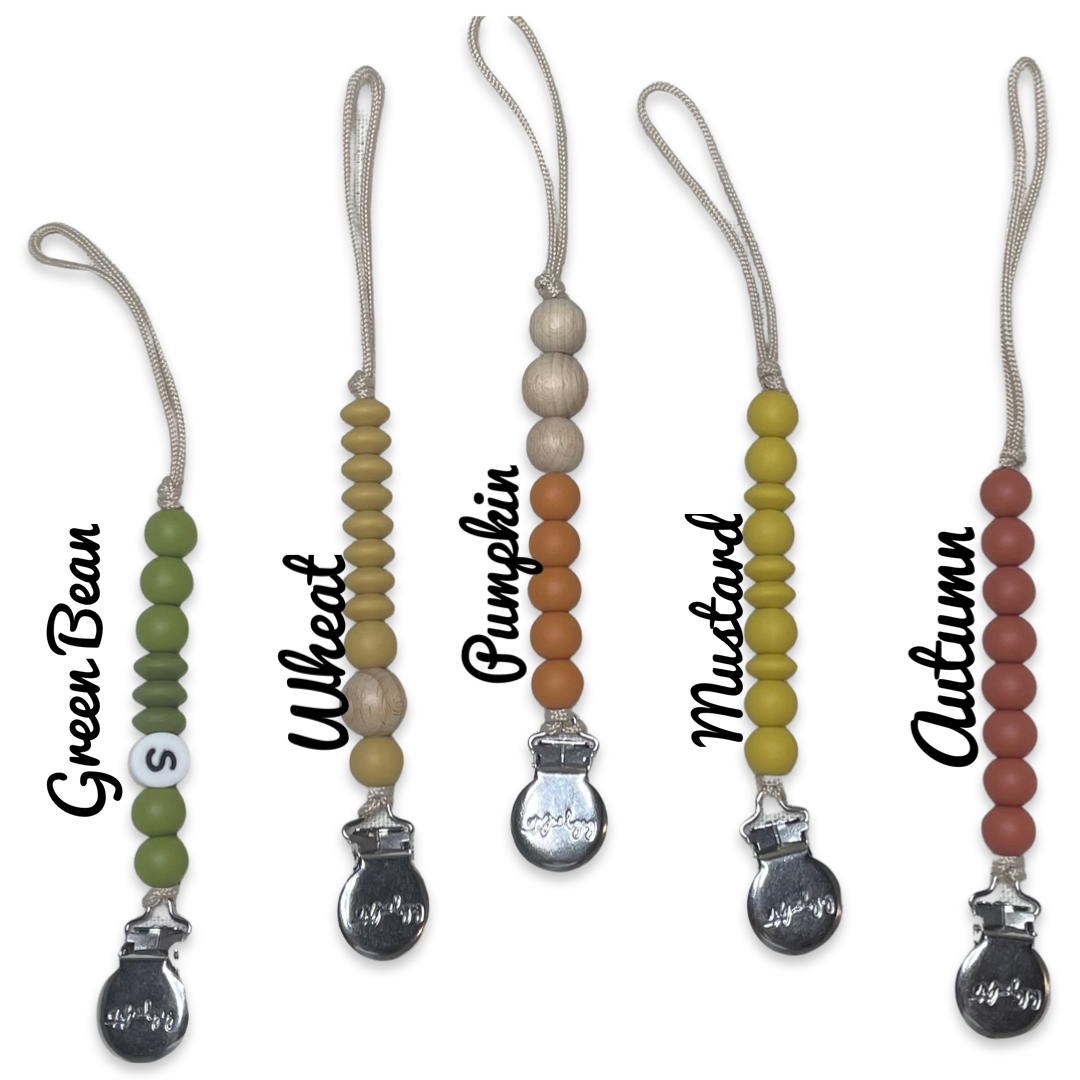 Fall Pacifier Clips - Treasure Pick