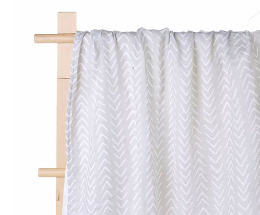 Light Grey Arrow - Muslin Cotton Swaddle