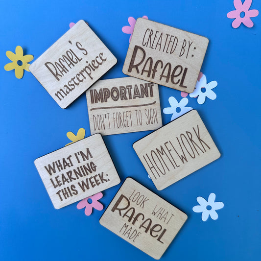 Kids Artwork Refrigerator Magnet