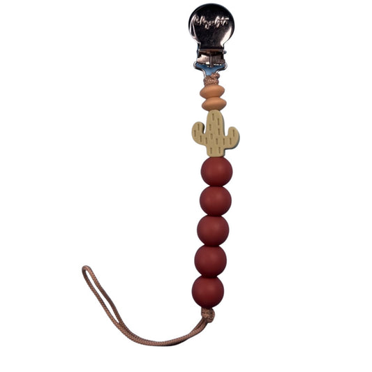Autumn - Cactus Pacifier Clip