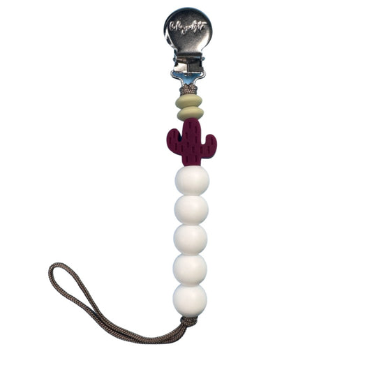 Prickly Pear - Cactus Pacifier Clip