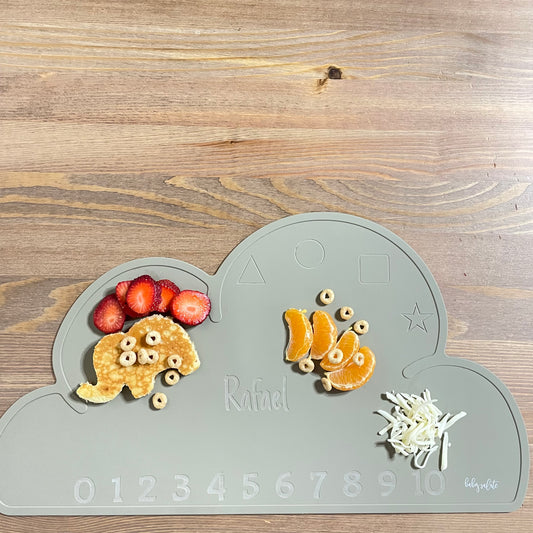 Personalized Table Toddler/Baby Mat | Numbers and Shapes Edition