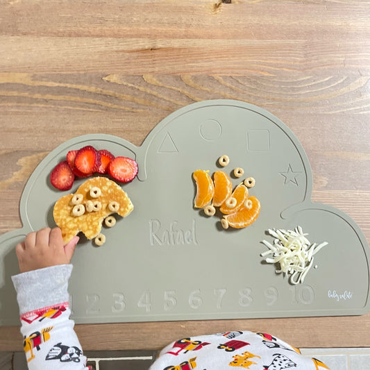 Personalized Table Toddler/Baby Mat | Numbers and Shapes Edition