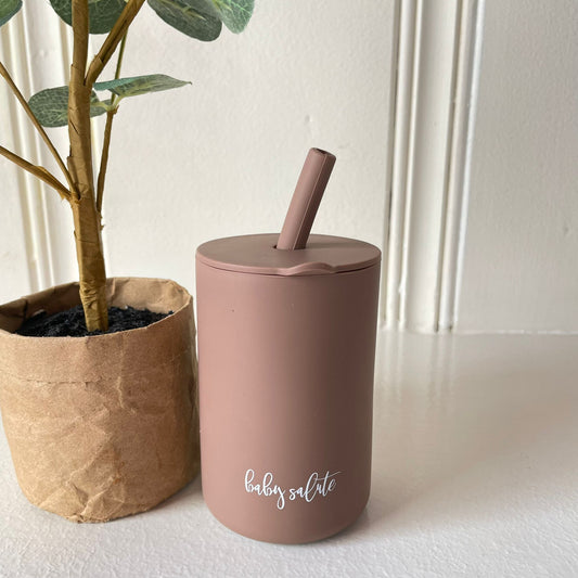 Personalized Silicone Cup | Toddler Cup | Feeding Snack Time Cup | Baby Transition Cup | Customer Sippy Straw Cup | On the Go Personalized Active